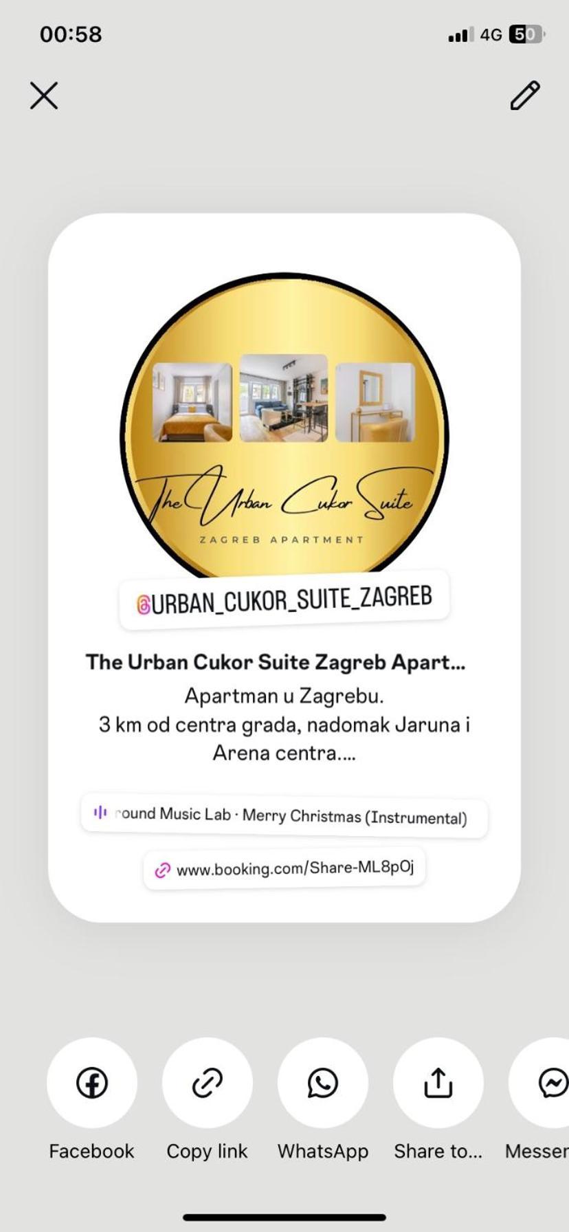 Apartman The Urban Cukor Suite Zágráb Kültér fotó